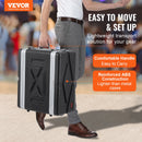 VEVOR 4U statņa korpuss servera skapim, 355,6 mm dziļums, ABS konstrukcija ar rokturi