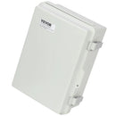 VEVOR āra elektrības sadales kārba 430 × 330 × 180 mm, ABS plastmasas elektriskā aizsargkārba ar eņģu vāku un nerūsējošā tērauda aizdari, IP67 putekļu un ūdensizturīga, paredzēta āra elektroinstalācijas projektiem - ZEMLETES.LV