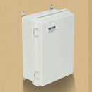 VEVOR āra elektrības sadales kārba 430 × 330 × 180 mm, ABS plastmasas elektriskā aizsargkārba ar eņģu vāku un nerūsējošā tērauda aizdari, IP67 putekļu un ūdensizturīga, paredzēta āra elektroinstalācijas projektiem - ZEMLETES.LV