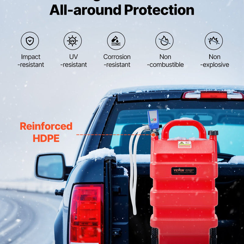 VEVOR 61 litru VEVOR degvielas konteiners ar 12 V elektrisko pārsūknēšanas sūkni