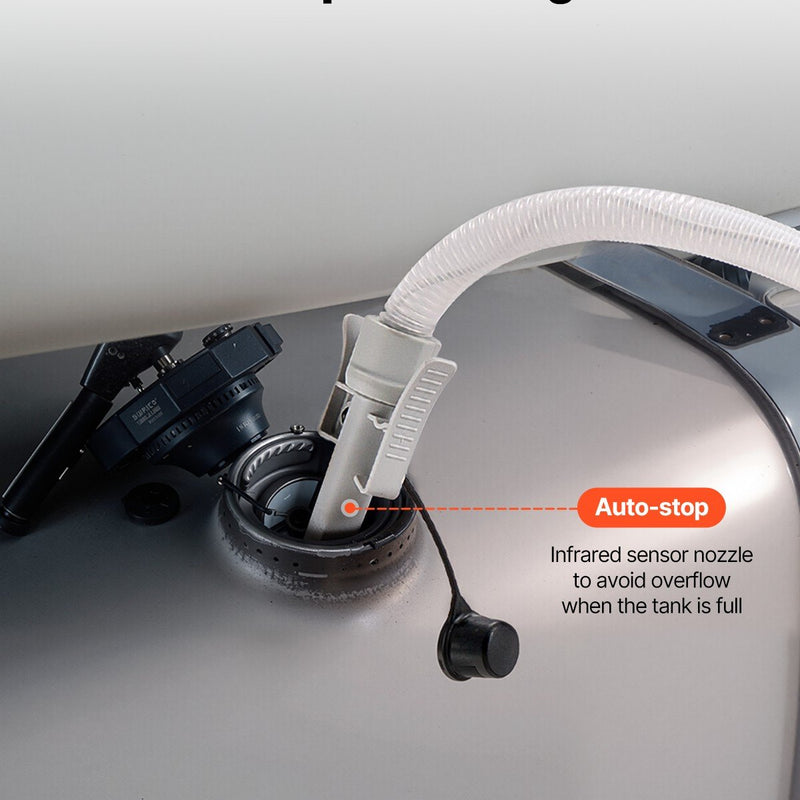 VEVOR 61 litru VEVOR degvielas konteiners ar 12 V elektrisko pārsūknēšanas sūkni