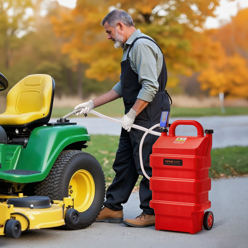 VEVOR 61 litru VEVOR degvielas konteiners ar 12 V elektrisko pārsūknēšanas sūkni