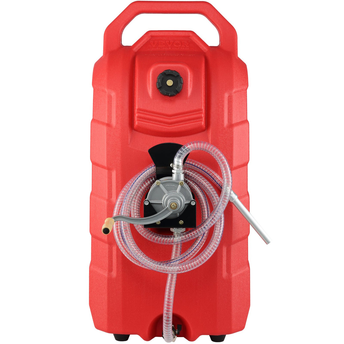 VEVOR 60L полностью твердый, 7,8 л/мин, закрытые контейнеры с узкими контейнерами, в которых можно использовать бензин, дизельный двигатель, автомашины, заправки, трактор и лайвам