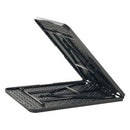 Saliekamais galds, 183 cm, izturīgs pārnēsājams plastmasas taisnstūra galds ar rokturi, piemērots lietošanai telpās un ārā – svinībām, ēdienreizēm, kāzām, pasākumiem, piknikiem, kempingam, melns