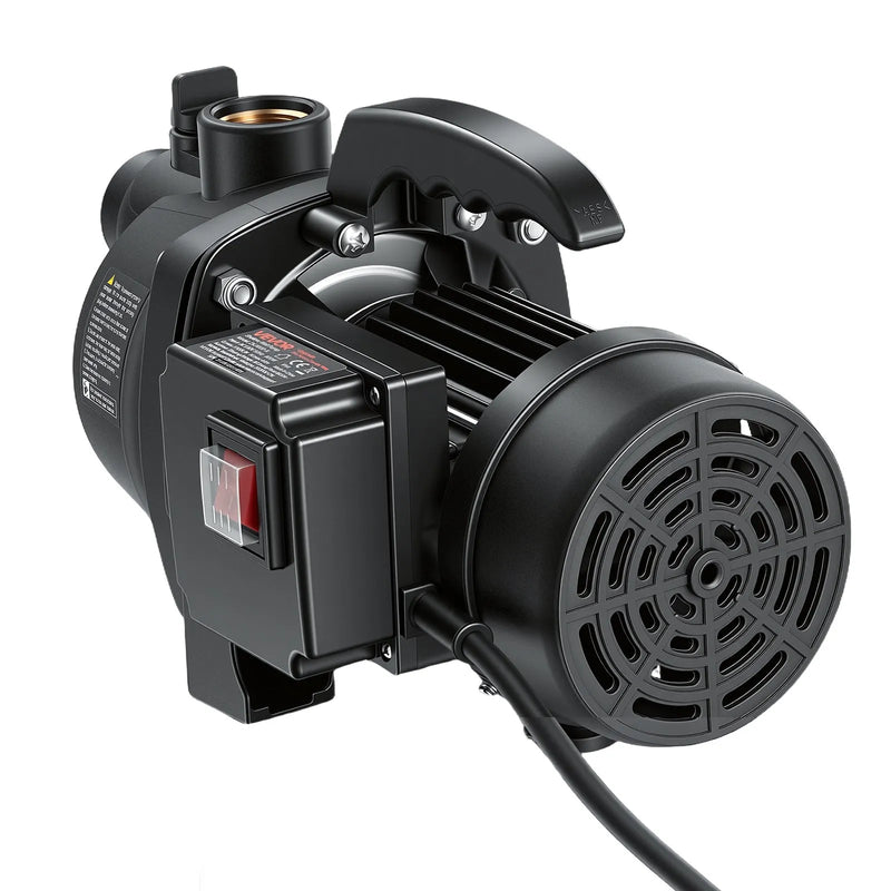 VEVOR seklās akas strūklas sūknis 800 W, 230 V, 3300 l/h maksimālā plūsma, PP dārza sūknis ar 8 m sūkšanas augstumu, termiskā aizsardzība, dārza apūdeņošanai un zāliena laistīšanai - ZEMLETES.LV