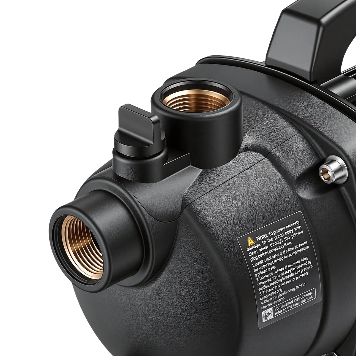 VEVOR seklās akas strūklas sūknis 800 W, 230 V, 3300 l/h maksimālā plūsma, PP dārza sūknis ar 8 m sūkšanas augstumu, termiskā aizsardzība, dārza apūdeņošanai un zāliena laistīšanai - ZEMLETES.LV