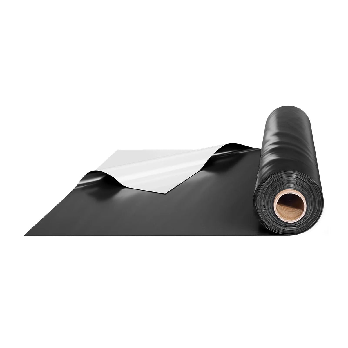 VEVOR 3,05 x 30,48 m plastmasas plēve 0,15 mm bieza, pastiprināts polietilēna pārklājums, krāsošanas aizsargplēve un pagrīdes tvaika barjera, melnbalta divpusēja, daudzfunkcionāla - ZEMLETES.LV