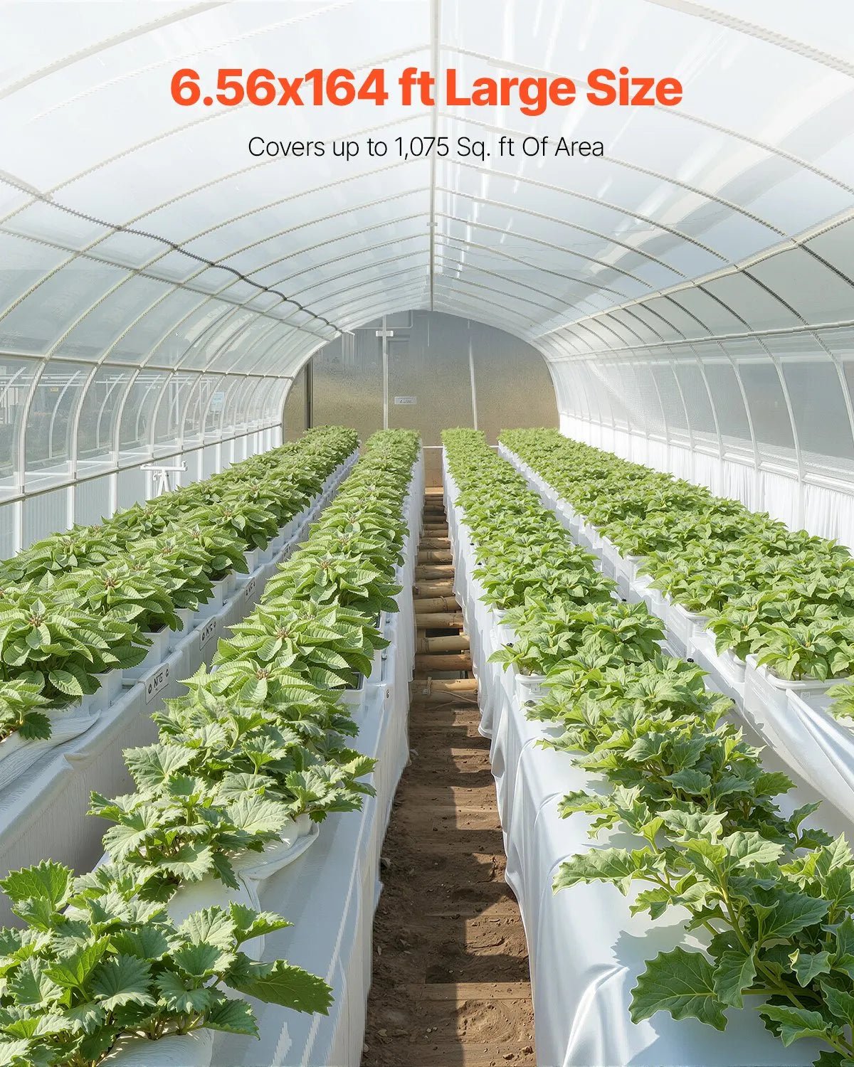 VEVOR 0,2 mm plastmasas plēve, 1,98 x 50 m pagrīdes tvaika barjera, izturīgs dārza polietilēna plēves rullis, daudzfunkcionāla būvniecības plēve, krāsošanas aizsargplēve saimniecībai, pelēka - ZEMLETES.LV