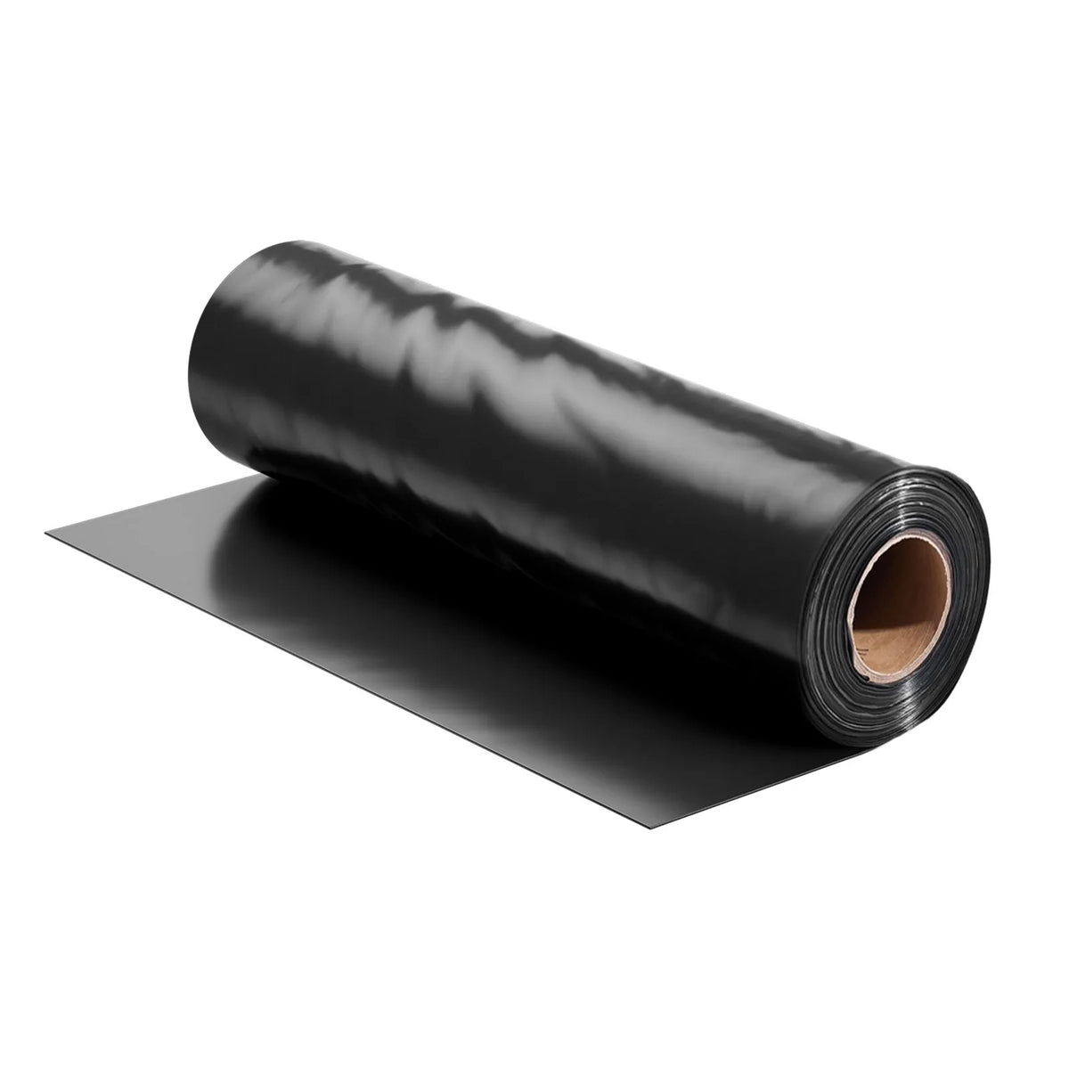 VEVOR 7,32 x 30,5 m izturīga plastmasas plēve, 0,15 mm bieza plastmasas plēves rullis, aizsargplēve krāsošanas darbiem, polietilēna pārklājums grīdas pagrīdes tvaika barjerai, daudzfunkcionāla, melna - ZEMLETES.LV