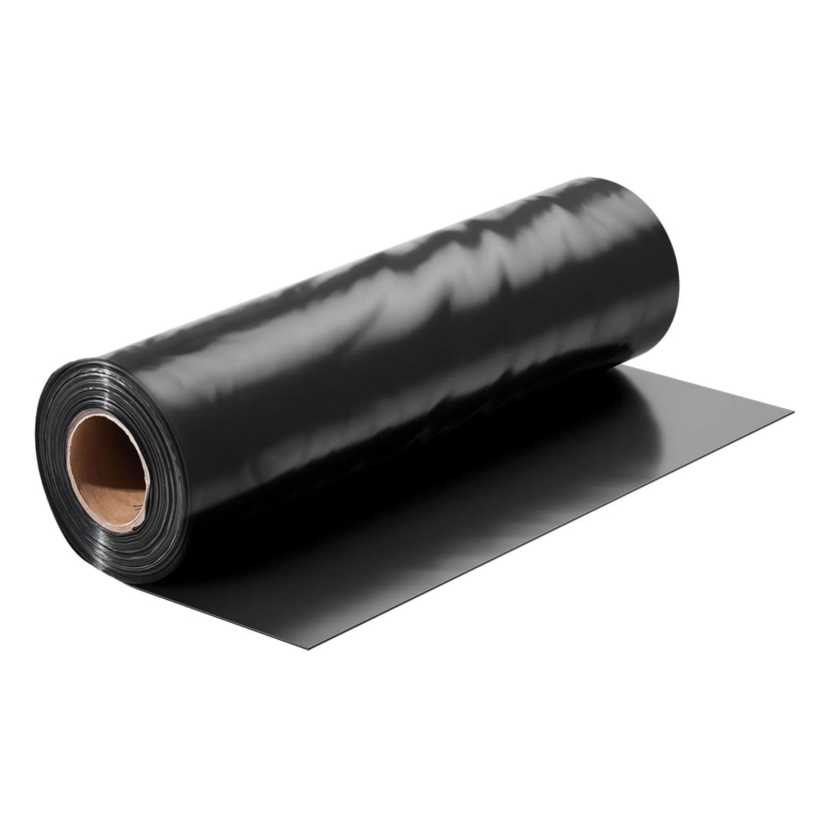 VEVOR 7,32 x 30,5 m izturīga plastmasas plēve, 0,15 mm bieza plastmasas plēves rullis, aizsargplēve krāsošanas darbiem, polietilēna pārklājums grīdas pagrīdes tvaika barjerai, daudzfunkcionāla, melna - ZEMLETES.LV