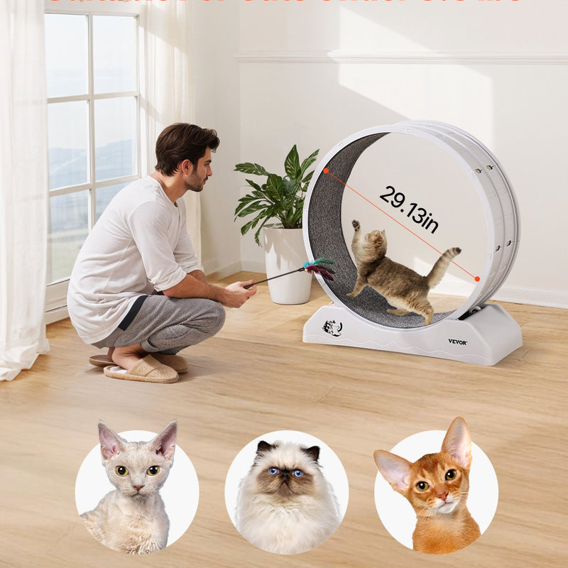 VEVOR VEVOR kaķu vingrošanas ritenis ar 80 cm diametru