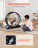 VEVOR Kaķu trenažieris ar skrejriteni, 80 cm, iekštelpām