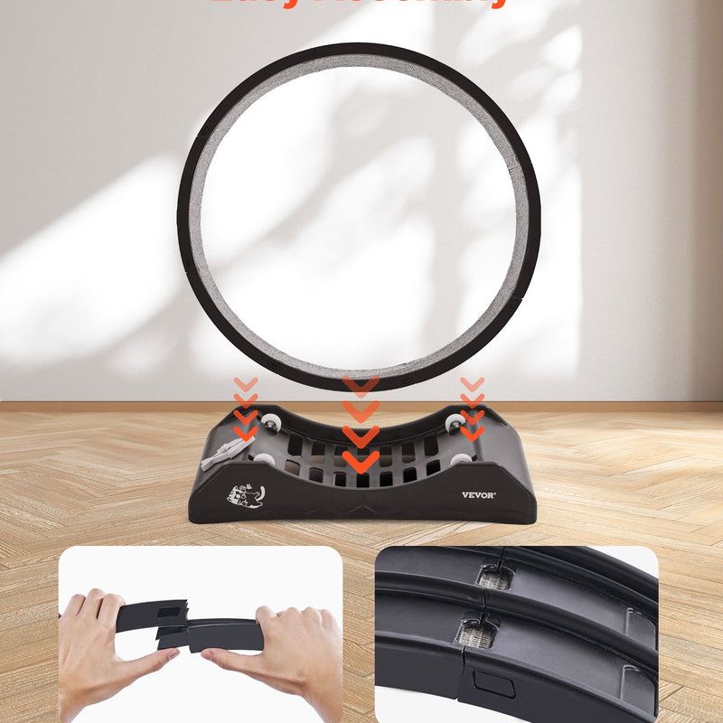 VEVOR Kaķu trenažieris ar skrejriteni, 80 cm, iekštelpām