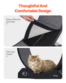 VEVOR Kaķu trenažieris ar skrejriteni, 80 cm, iekštelpām