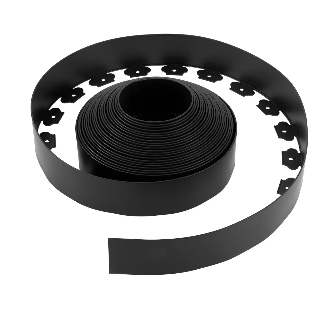 VEVOR plastmasas dārza apmale 2000 x 10 cm ar 30 stiprinājuma tapām un 2 zemes mietiem, elastīga zāliena apmales lenta bez rakšanas, UV izturīga apmale puķu dobēm, pagalmam un bruģa celiņiem - ZEMLETES.LV