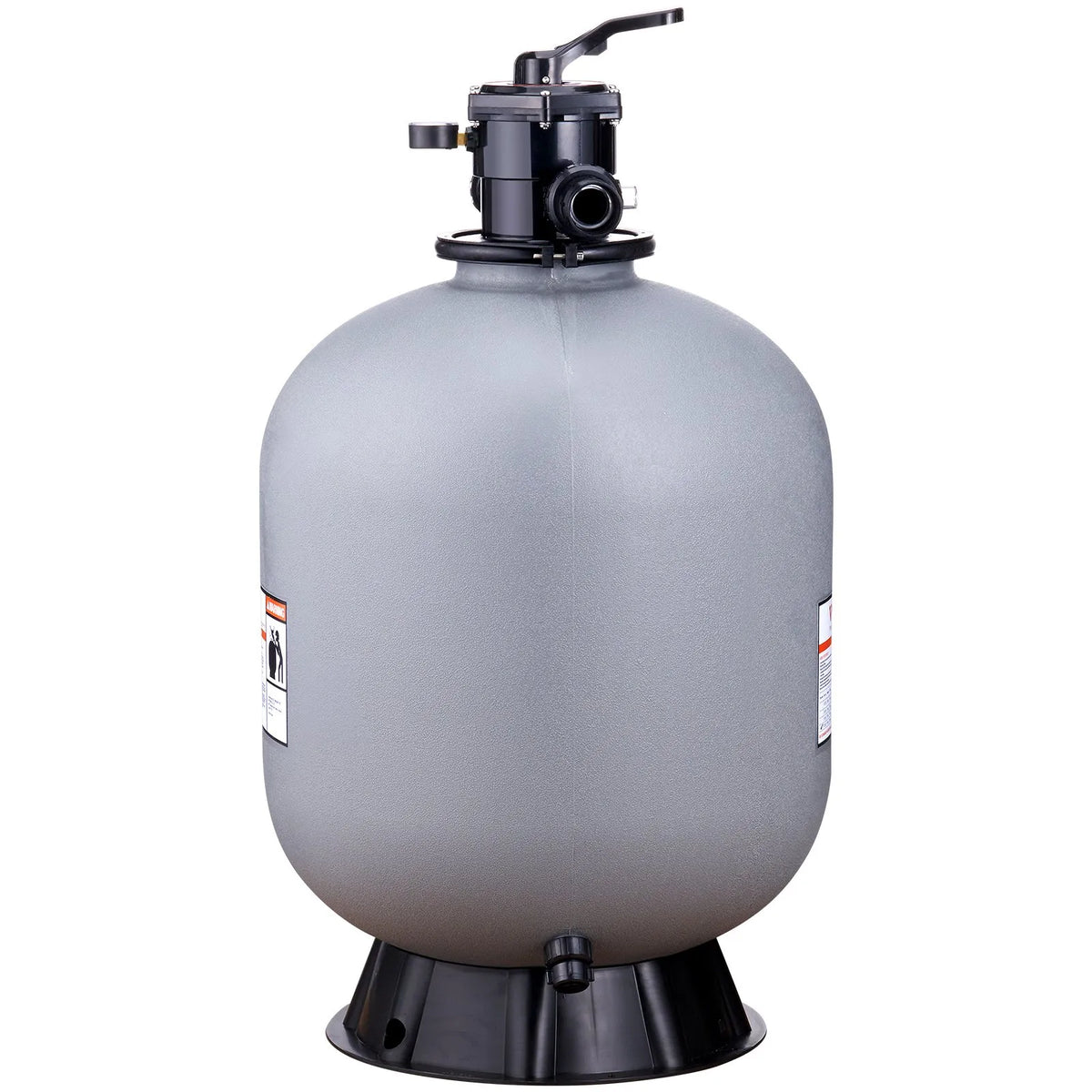 VEVOR Swimming Pool Sand Filter 610 mm, Flow Rate up to 246 l/min, for Above-Ground and In-Ground Pools, with 7-Position Multifunction Valve (Filtration, Backwash, Rinse, Recirculation, Drain, Winter, Closed Mode)