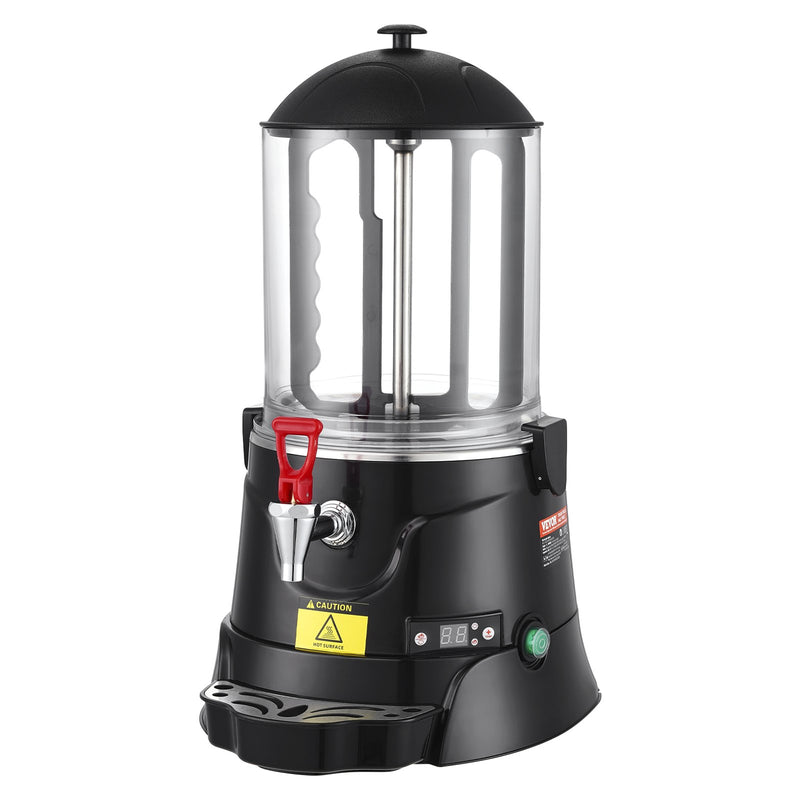 VEVOR 10L Karstās Šokolādes Dozators - ABS Karsto Dzērienu Pagatavošanas Mašīna