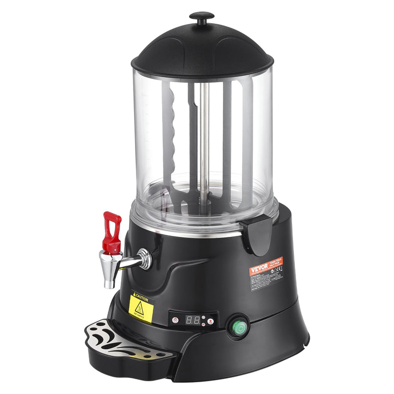 VEVOR 10L Karstās Šokolādes Dozators - ABS Karsto Dzērienu Pagatavošanas Mašīna