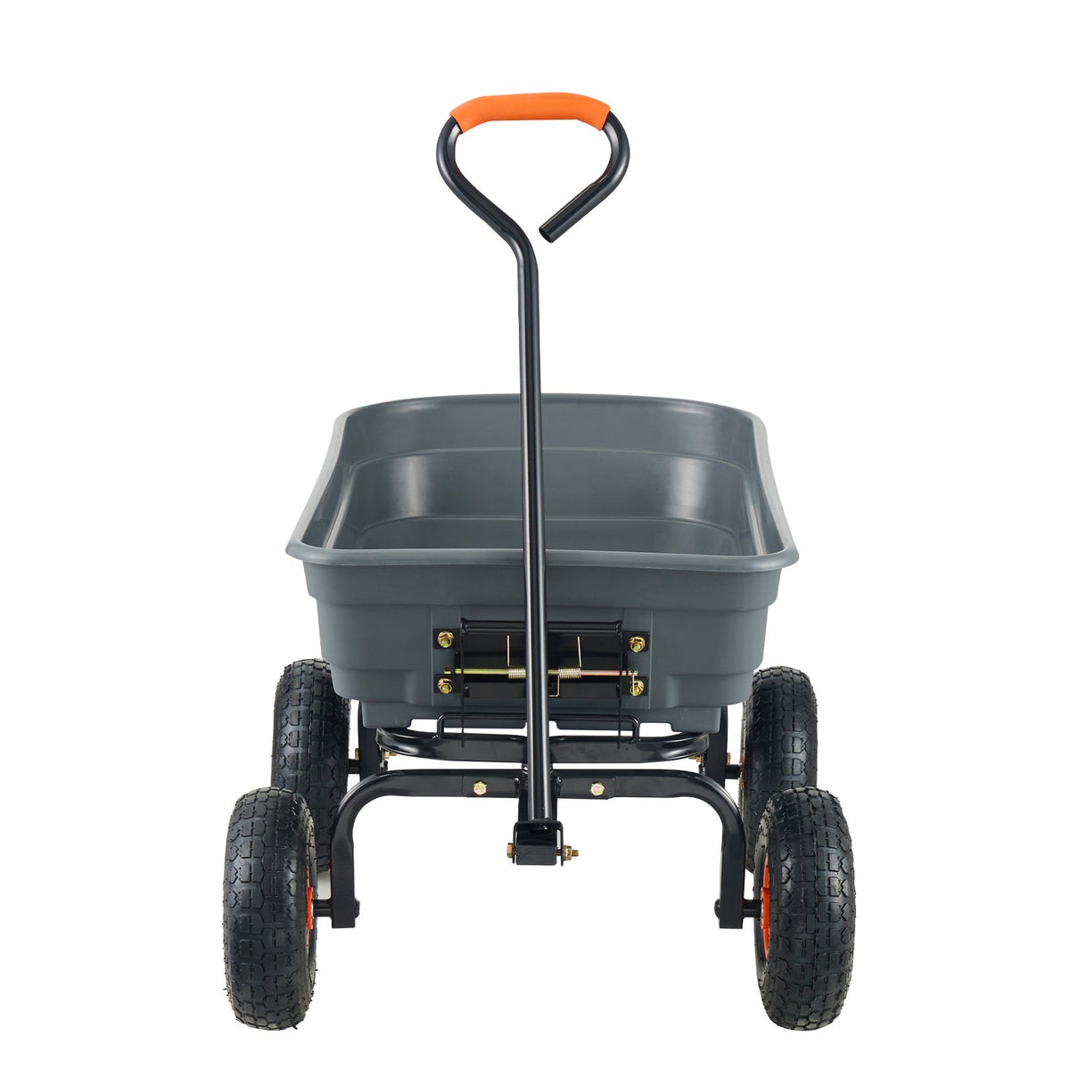 VEVOR Poli dārza izkraušanas ratiņi, smagsvara 600 kg kravnesība, 0,113 m³ ietilpība