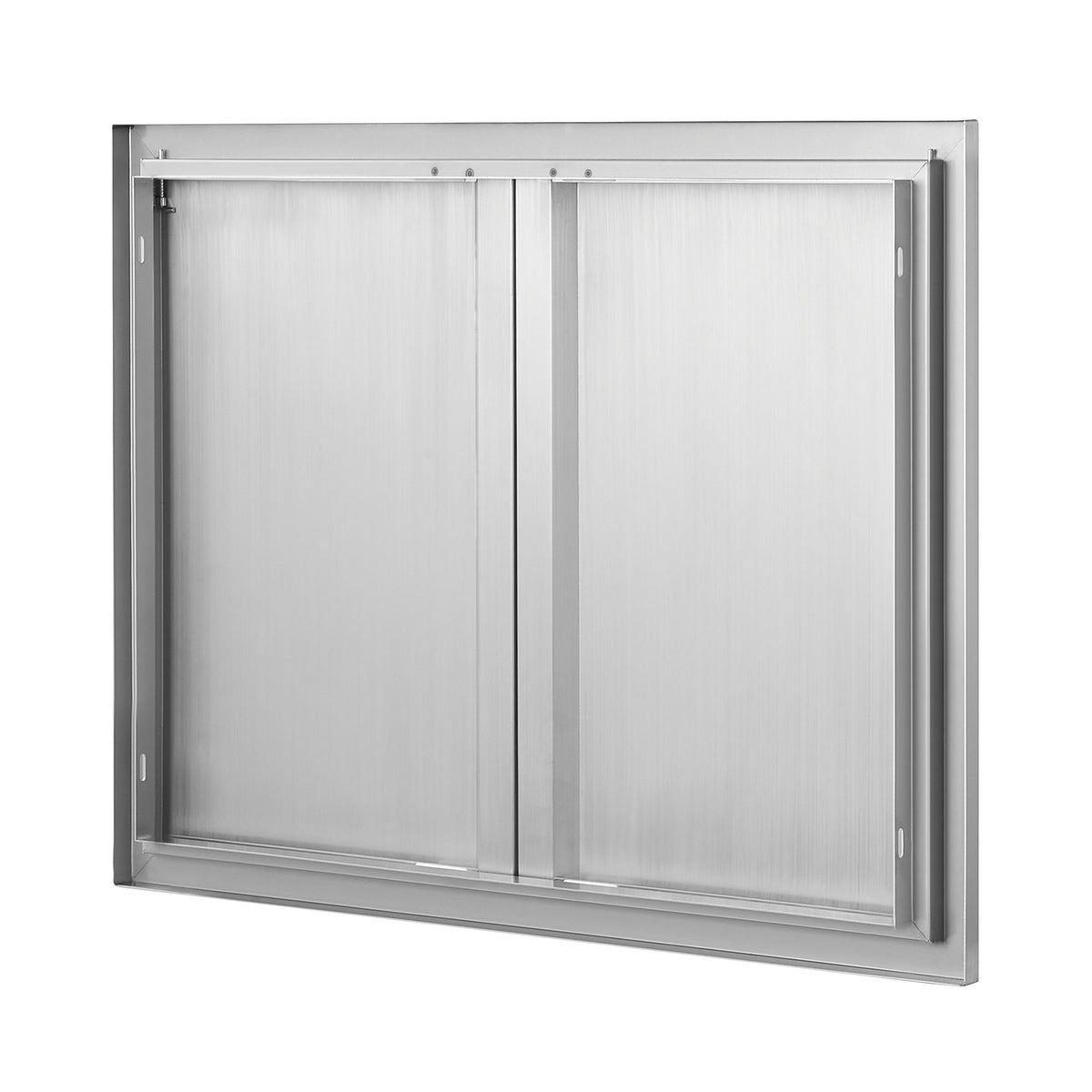 VEVOR Stainless Steel Double Door Grill for Outdoor Kitchen, 78.7×60.9 cm, Built-in, Vertical, with Handles