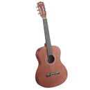 VEVOR klasiskā ģitāra 900 mm ar neilona stīgām un iesācēju piederumu komplektu (soma, siksna, skaņotājs, stīgas, plektri, kapo), sapeles un rožkoka konstrukcija, bērniem, dabīga krāsa