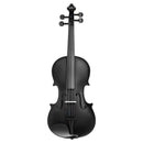 VEVOR 4/4 izmēra vijole 355 mm, masīvkoka komplekts iesācējiem ar futlāri un sveķiem, melna