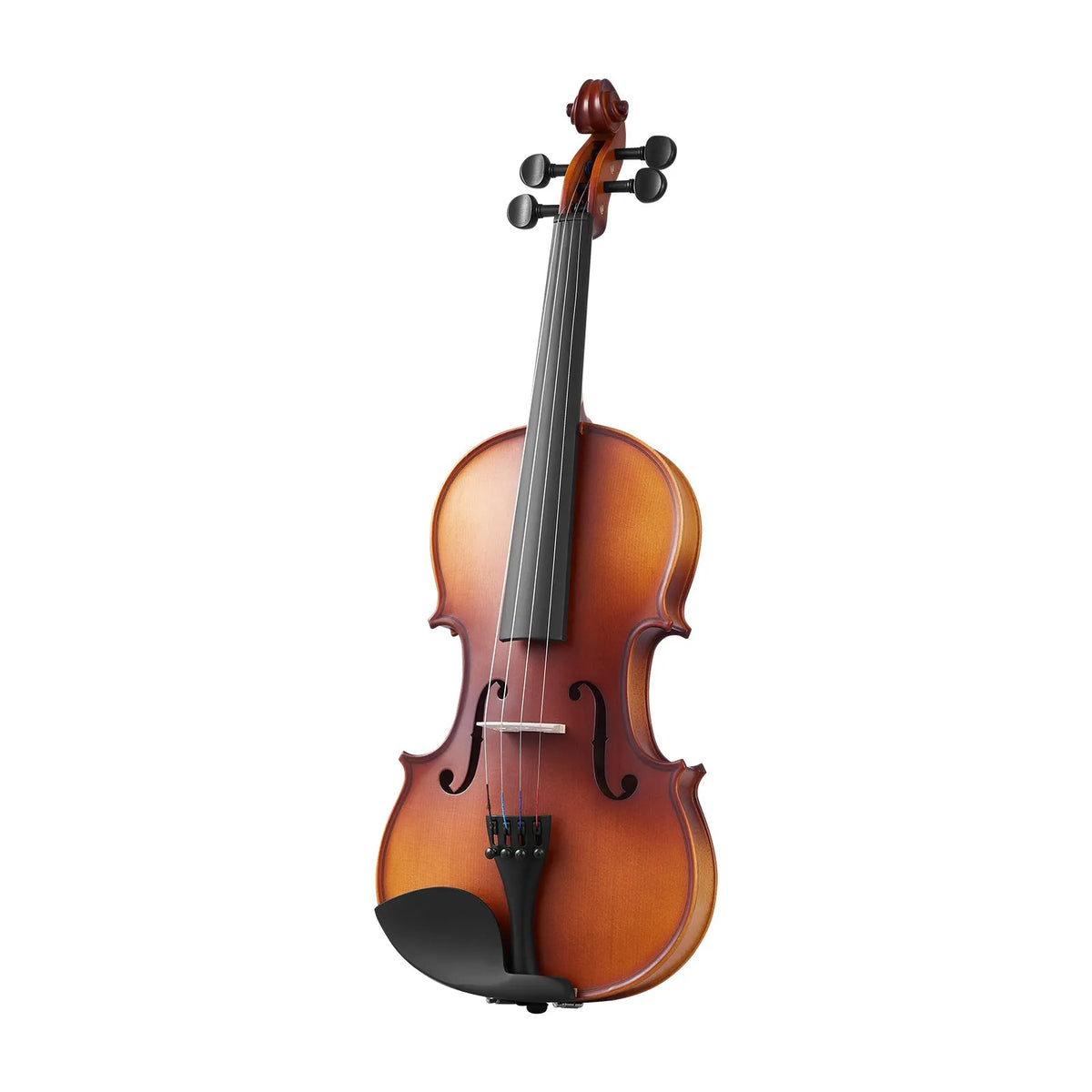 VEVOR Violin 4/4 355 mm Solid Wood Beginner Set Matte Brown