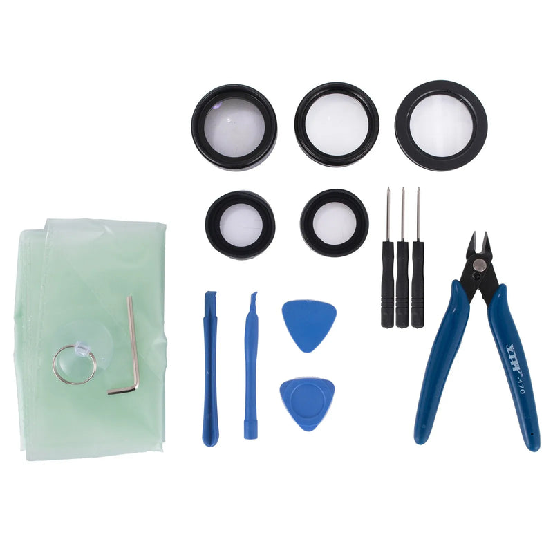 VEVOR trīnokulārais stereomikroskops ar divroku sviras statīvu, 3,5–90× palielinājums, 360° rotējoša galva