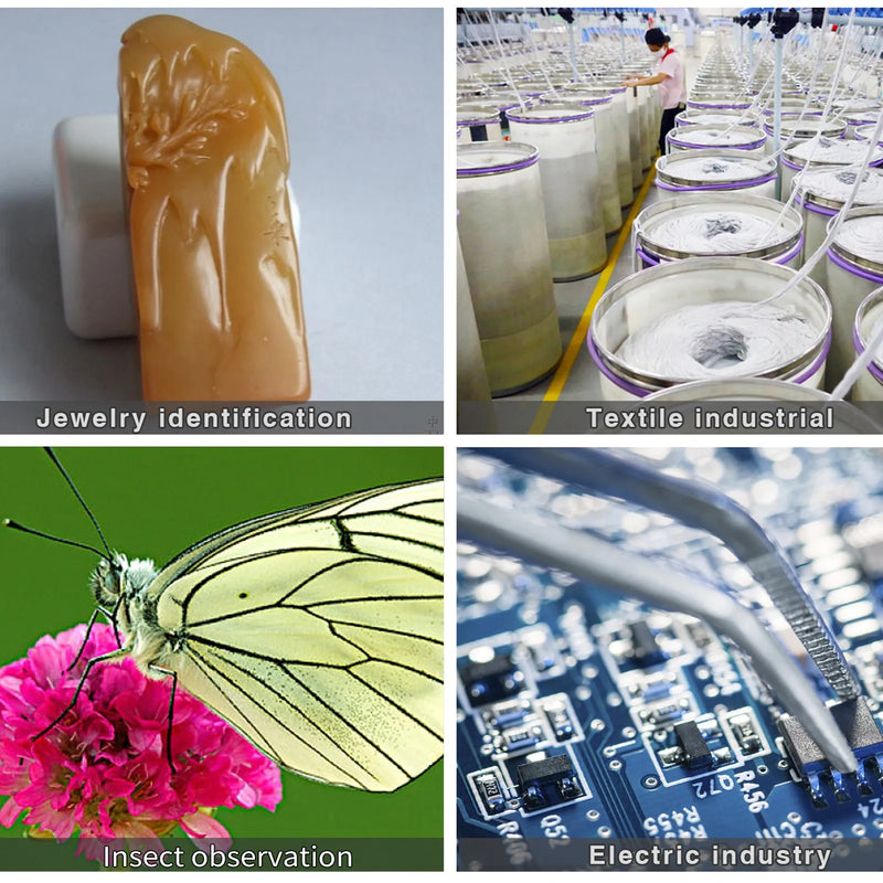 VEVOR trīnokulārais stereomikroskops ar kolonnas statīvu, 3,5–90× palielinājums, 360° rotējoša galva