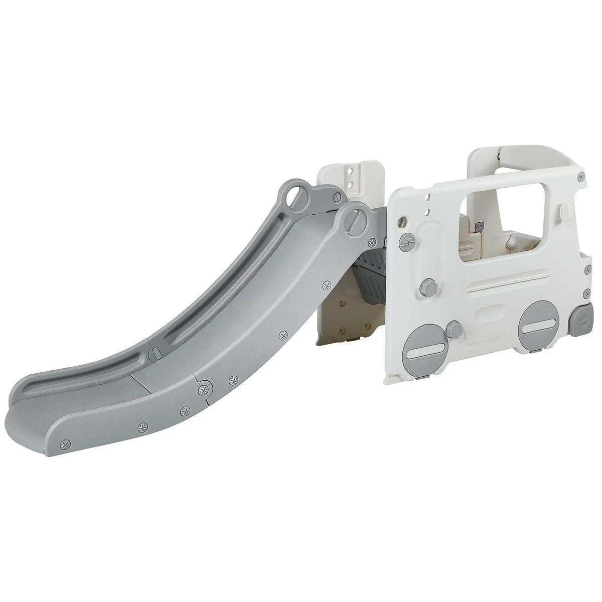 VEVOR Children's Slide 1–12 Years with Ladder and Bus Playhouse, Up to 50 kg