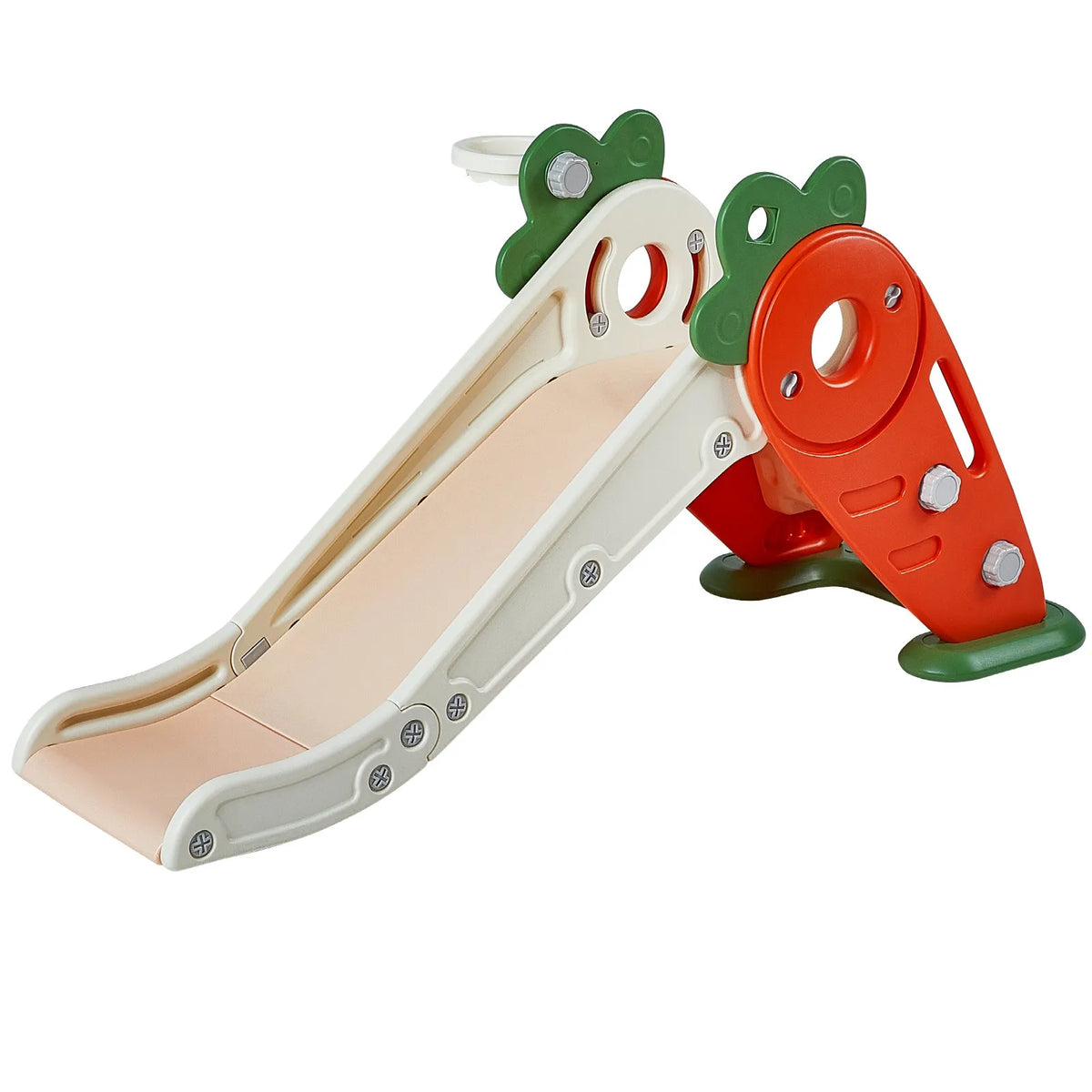 VEVOR Children's Slide 1–12 Years with Ladder and Basketball Hoop, Up to 40 kg