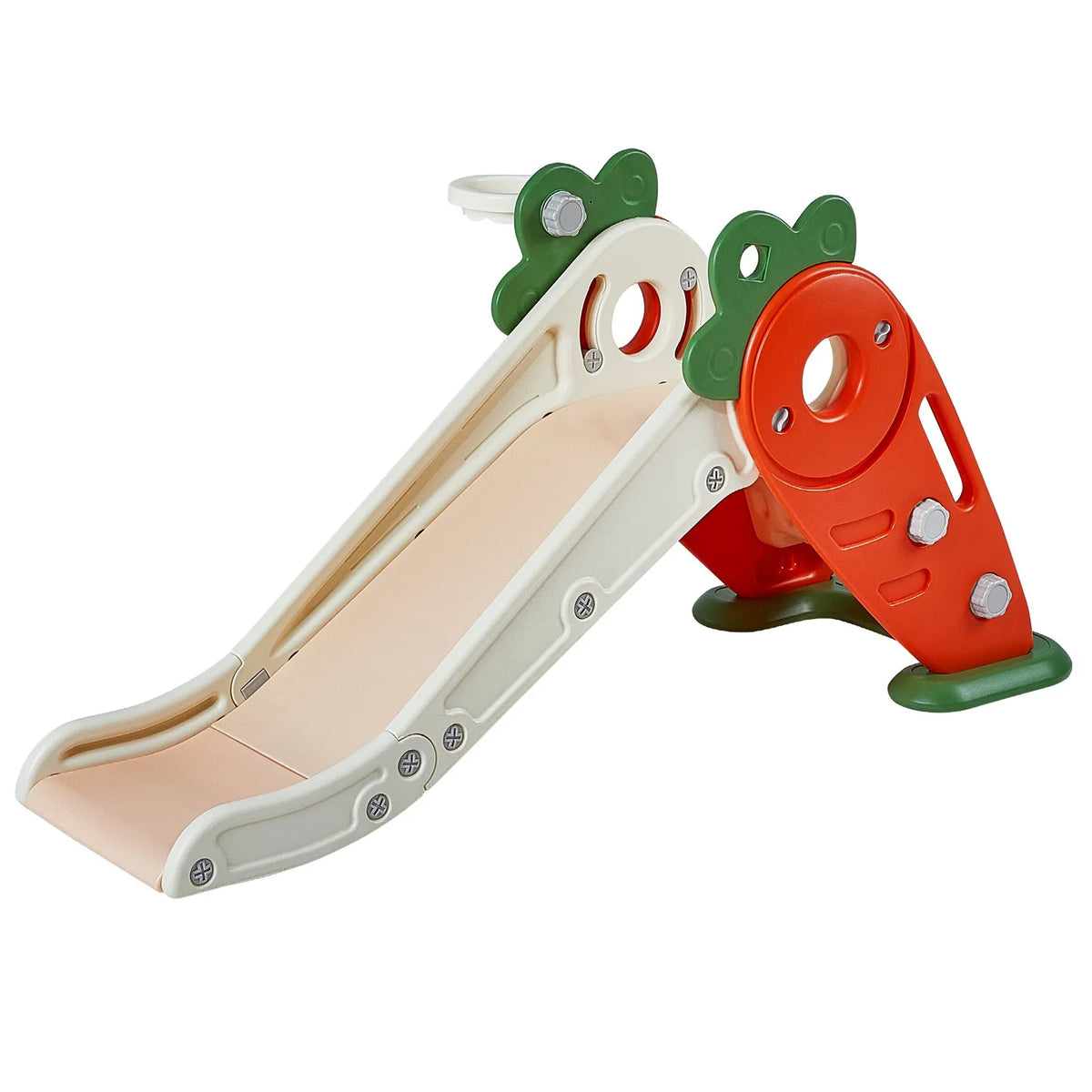 VEVOR Children's Slide 1–12 Years with Ladder and Basketball Hoop, Up to 40 kg