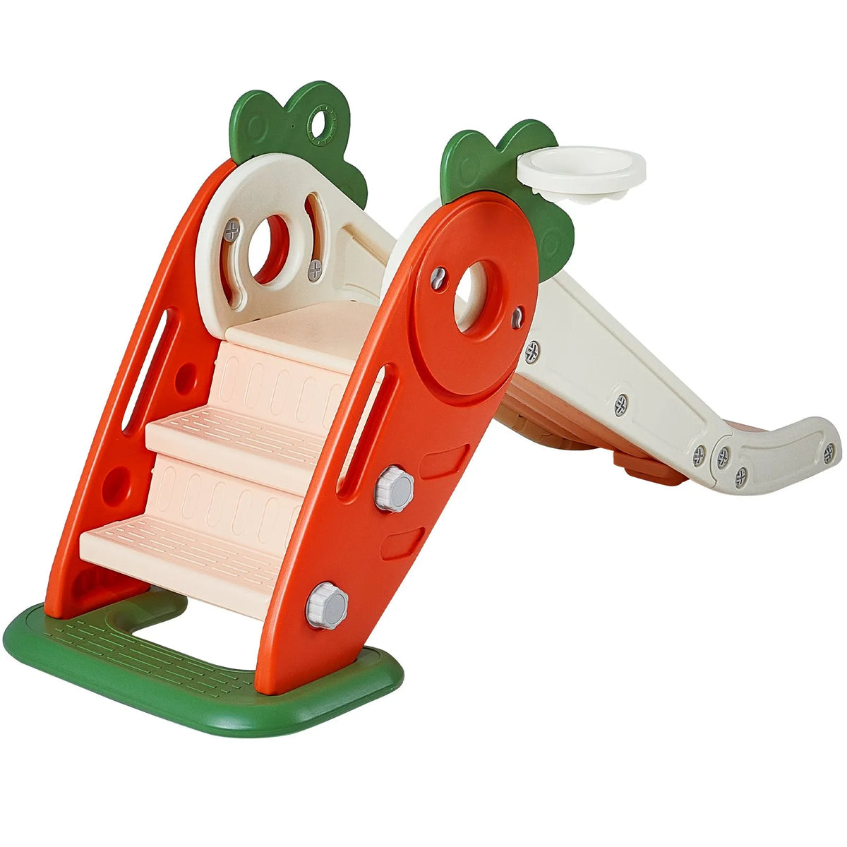 VEVOR Children's Slide 1–12 Years with Ladder and Basketball Hoop, Up to 40 kg