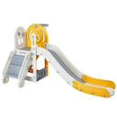 VEVOR Bērnu slīdnis ar kāpnēm, grogu un uzglabāšanas vietu – iekštelpu/āra komplekts (1–12 gadi, līdz 50 kg) ar paceltu rokturi