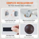 VEVOR Bērnu slīdnis ar kāpnēm, grogu un uzglabāšanas vietu – iekštelpu/āra komplekts (1–12 gadi, līdz 50 kg) ar paceltu rokturi