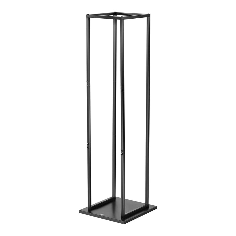 VEVOR iekštelpu malkas statīvs, 33 × 32 × 112 cm malkas turētājs, līdz 45 kg kravnesība, augsts glabāšanas statīvs, pulverkrāsota tērauda konstrukcija, izturīgs statīvs kamīnam