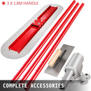 VEVOR manganēna tērauda betona līdzinātājs 1200x300 mm ar rokturi un stiprinājumu - profesionāls cementa apdares instruments