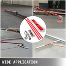 VEVOR manganēna tērauda betona līdzinātājs 1200x300 mm ar rokturi un stiprinājumu - profesionāls cementa apdares instruments