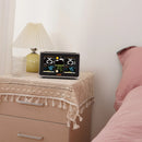 Iekštelpu un āra laikapstacija ar 19 cm krāsu displeju, bezvadu digitālā mājas laikapstacija ar sensoru, atomlaika pulksteni, regulējamu fona apgaismojumu, prognožu datiem, kalendāru, trauksmes un brīdinājuma funkcijām (bez Wi-Fi)