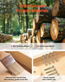 VEVOR iekštelpu rotaļu laukums–džungļu rāmis, 4-in-1 koka kāpšanas rotaļlieta bērniem, Montessori tipa kāpelēšanas komplekts ar klinšu kāpšanas sienu, slidkalniņu, koka kāpnēm un vingrošanas riņķiem, slodze līdz 100 kg