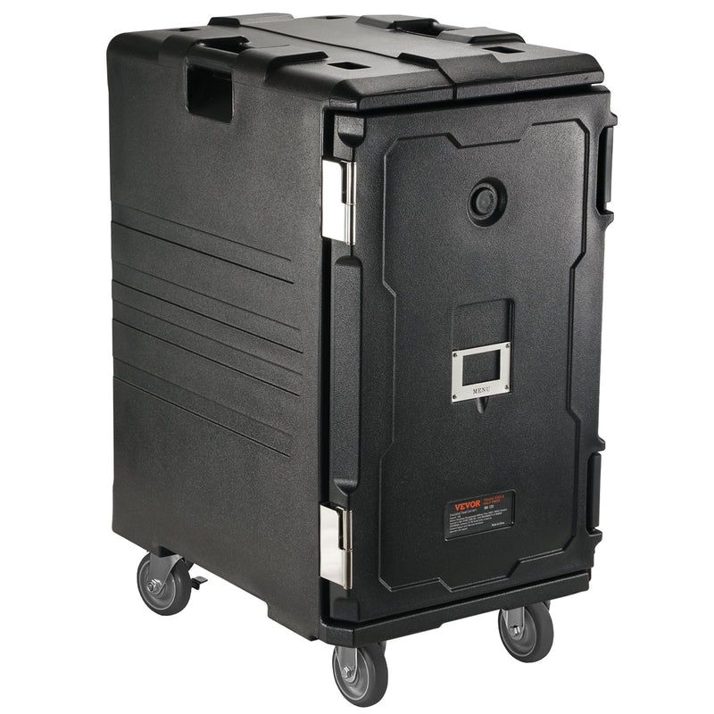 VEVOR izolēta pārtikas kaste, 103 l, karstā pārtikas nesējs ēdināšanai, LLDPE ar dubultajām siksnām un riteņiem