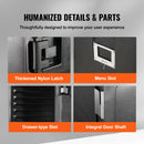 VEVOR izolēta pārtikas kaste, 103 l, karstā pārtikas nesējs ēdināšanai, LLDPE ar dubultajām siksnām un riteņiem