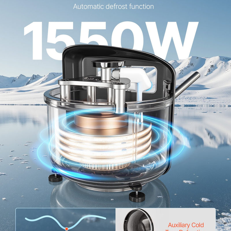 VEVOR vakuuma saldēšanas iekārta - 4 līmeņu augļu un dārzeņu saldēšanas žāvēšanas mašīna, balta