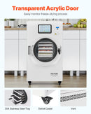 VEVOR vakuuma saldēšanas iekārta - 4 līmeņu augļu un dārzeņu saldēšanas žāvēšanas mašīna, balta