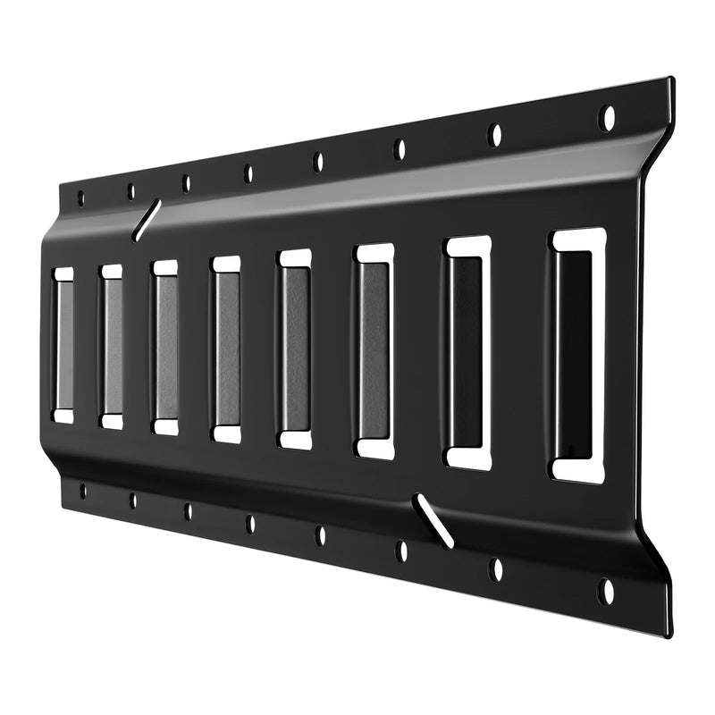 VEVOR E-Track nostiprināšanas sliežu komplekts, 4 gab., 0,4 m E-Track sliedes, 2 U veida āķi, 2 instrumentu turētāji, 2 sliežu plauktu kronšteini, 2 riepu turētāji, 2 kabeļu glabāšanas riņķi, 8 gala vāciņi un 1 soma, piemērots furgoniem un piekabēm