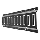 VEVOR E-Track nostiprināšanas sliežu komplekts, 4 gab., 0,6 m E-Track sliedes, 20 daļas: 2 siksnas ar sprādzi, 4 O-gredzeni, 4 D-gredzenu stiprinājumi, 2 vienas atveres turētāji, 8 gala vāciņi, piemērots garāžām, furgoniem un piekabēm