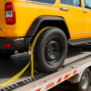 VEVOR E-Track nostiprināšanas sliežu komplekts, 4 gab., 2,3 m E-Track sliedes, 26 daļas: 2 siksnas ar sprādzi, 8 O-gredzeni, 8 D-gredzenu stiprinājumi, 8 gala vāciņi, piemērots garāžām, furgoniem, piekabēm un motocikliem