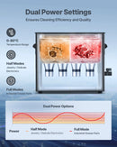VEVOR 10 l ultraskaņas tīrītājs, profesionāla ultraskaņas tīrīšanas iekārta ar mehānisku vadību, nerūsējošā tērauda tīrīšanas ierīce ar grozu un tīrīšanas bumbiņu pulksteņiem, skuvekļiem, rotaslietām, monētām un citiem priekšmetiem
