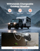 VEVOR piekabes sakabes slēdzene, saderīga ar 58,7 mm sakabēm, pastiprināta pretaizdzīšanas lodveida slēdzene ar 3 atslēgām, izturīga pret uzlaušanu un triecieniem, piemērota kemperiem, laivām, bezceļu transportlīdzekļiem un piekabēm