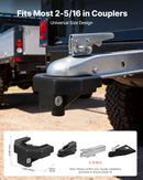 VEVOR piekabes sakabes slēdzenes komplekts, saderīgs ar 58,7 mm sakabēm, izturīga pretaizdzīšanas piekabes lodveida sakabes slēdzene ar 3 atslēgām un piekaramo slēdzeni, izturīga pret uzlaušanu un triecieniem, piemērota kemperiem, laivām un piekabēm